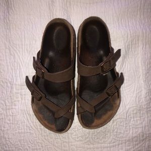 Birkenstock MAYARI in Brown leather